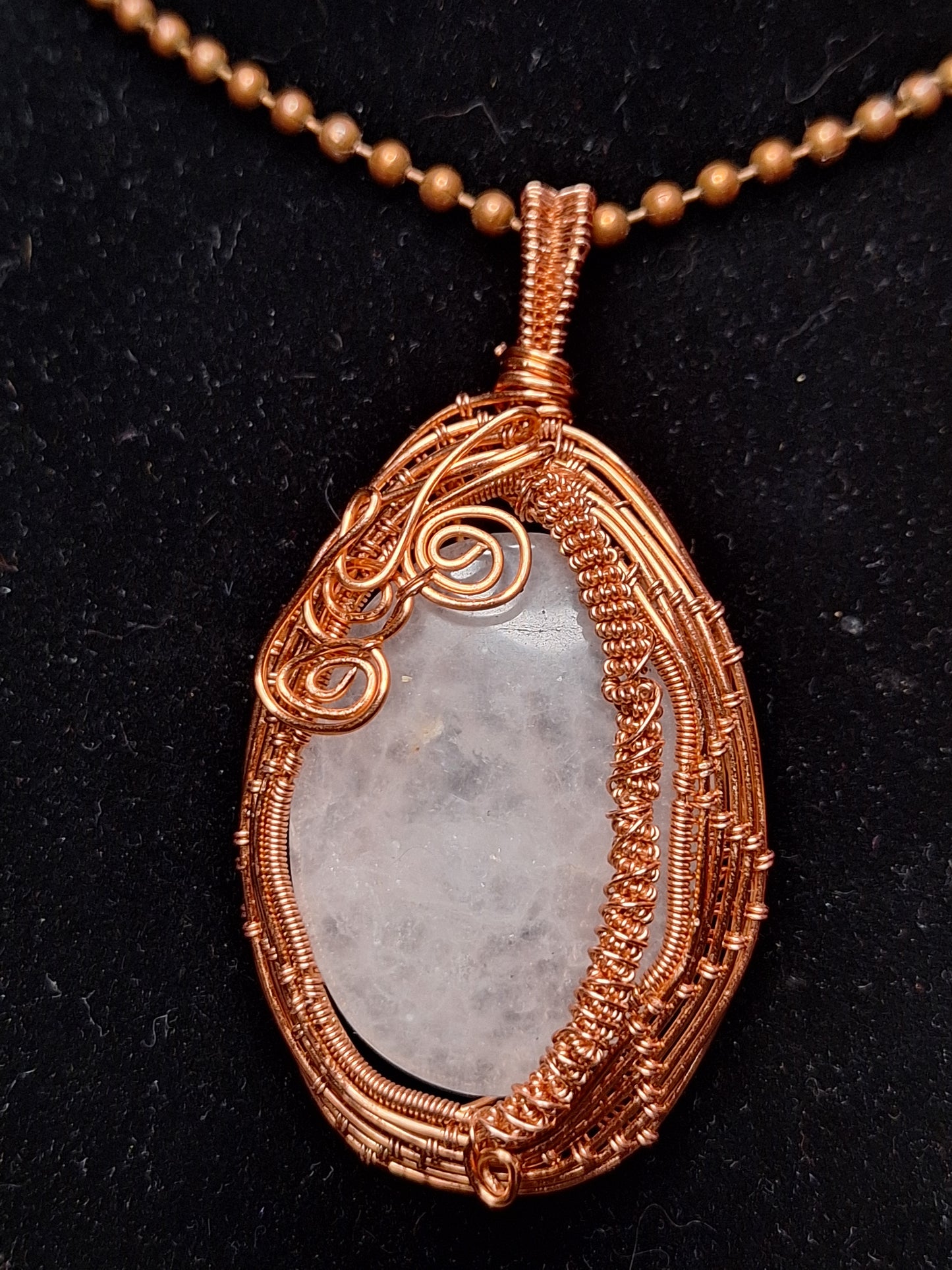 Rose Quartz Spiral