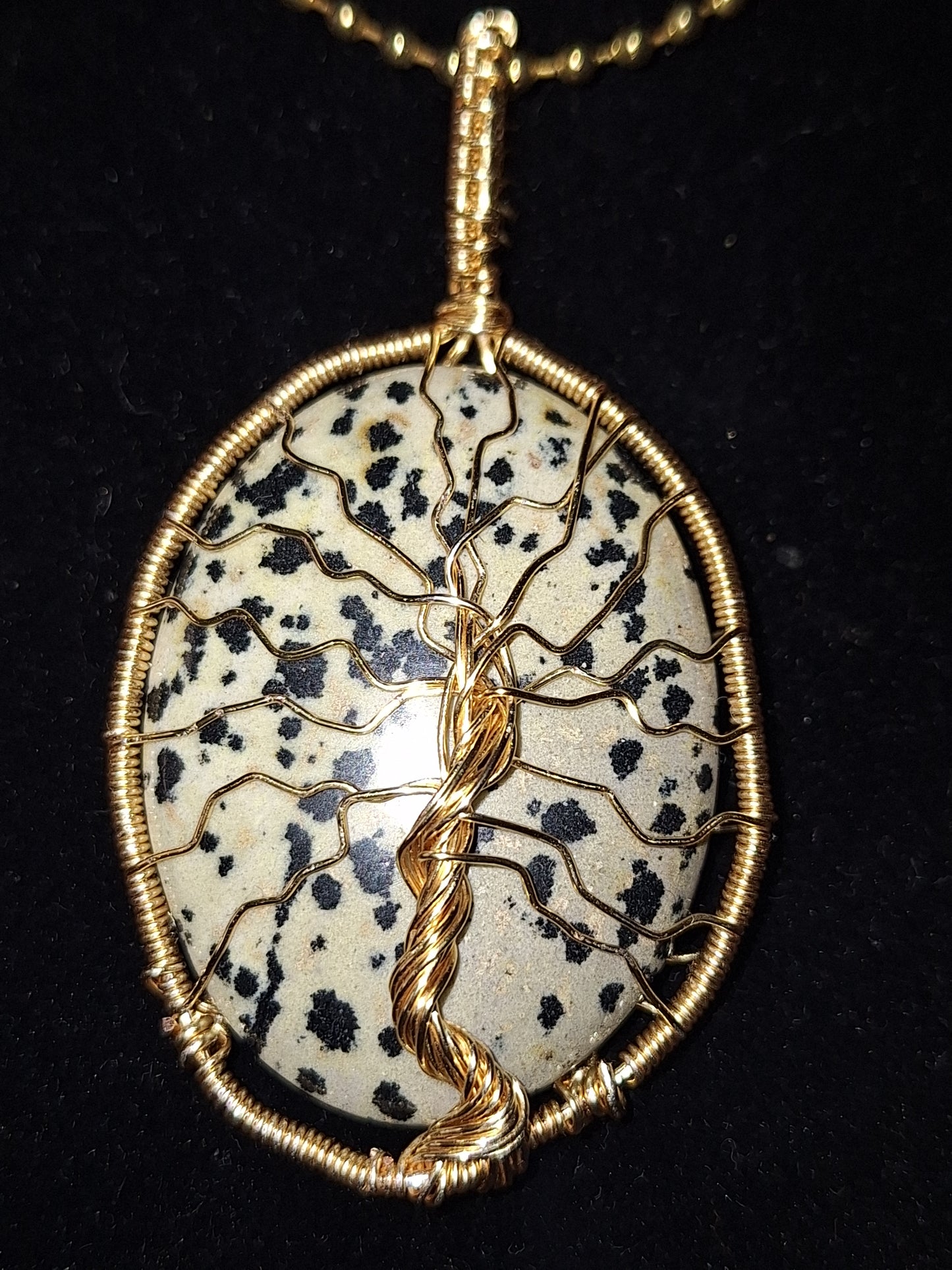 Dalmatian Jasper Tree of Life