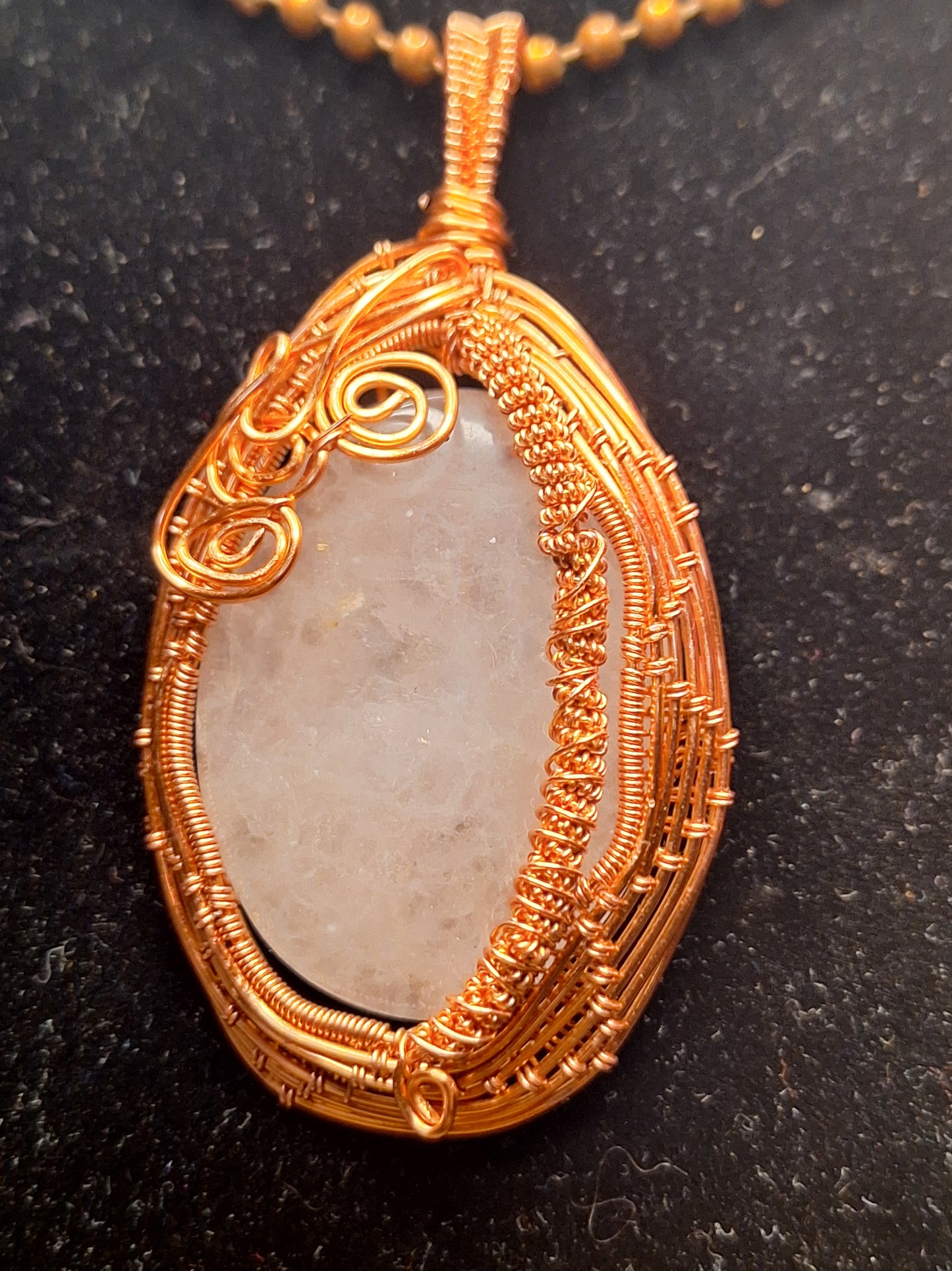 Rose Quartz Spiral